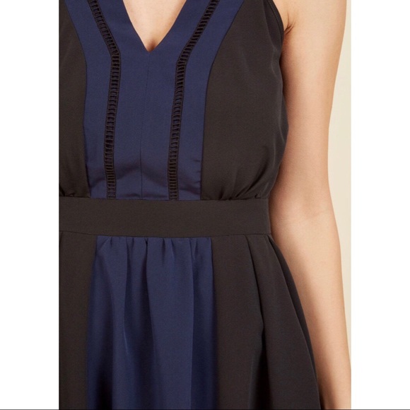 ModCloth Unconventional Combo A-Line Dress - Picture 2 of 5